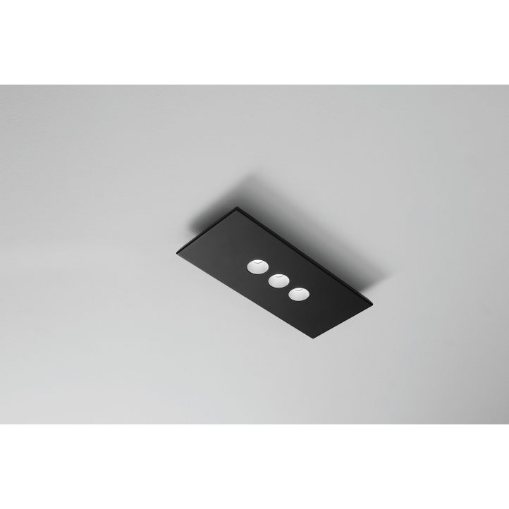 Icone-Minitallux LED-Deckenleuchte CONFORT3R 46cm weiß/schwarz 2700K/3000K CONFORT-P3R Icone-Minitallux LED-Deckenleuchte CONFORT3R 46cm weiß/schwarz 2700K/3000K CONFORT-P3R