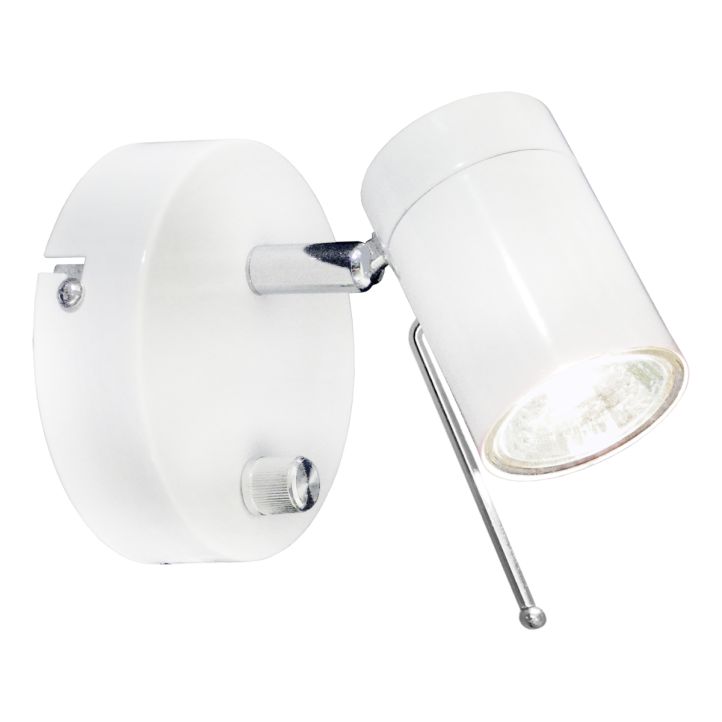 By Rydens Wandleuchte Correct 1-flam Weiß matt 4300190-5002
