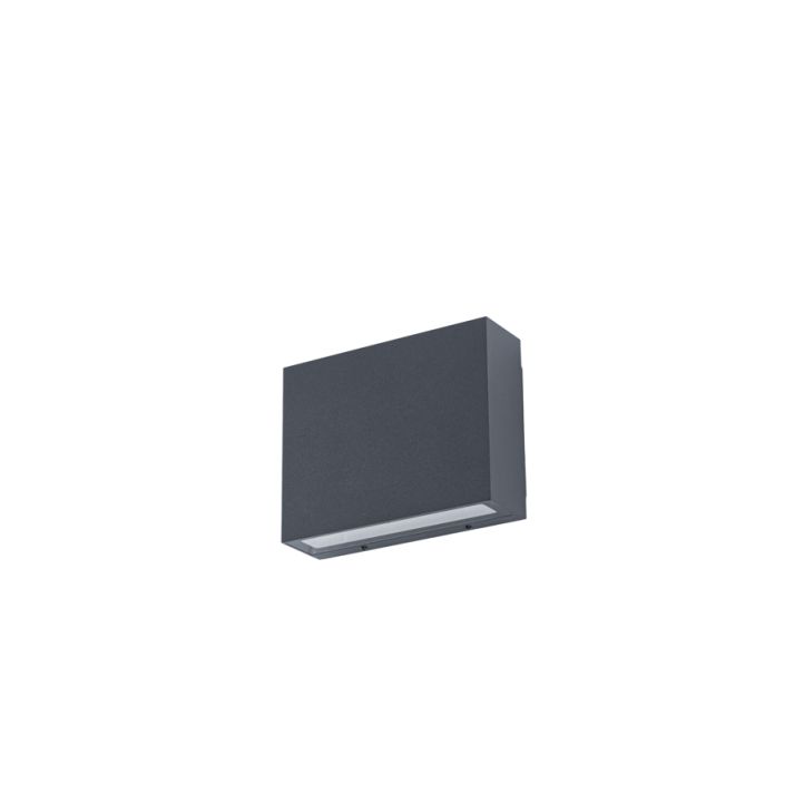 LCD LED-Wandaußenleuchte Up & Down 9,4x12cm Graphit 5110