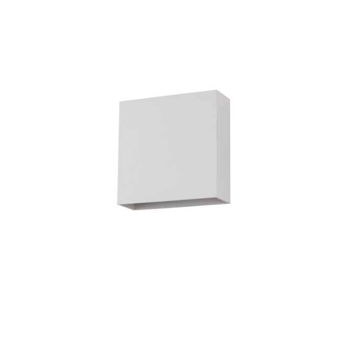 LCD LED-Wandaußenleuchte Up & Down 15x15cm Weiß 5114