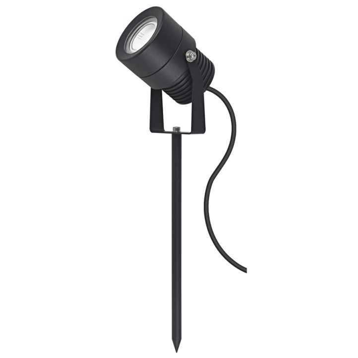 LCD LED-Erdspießstrahler GU10 Schwarz 5118