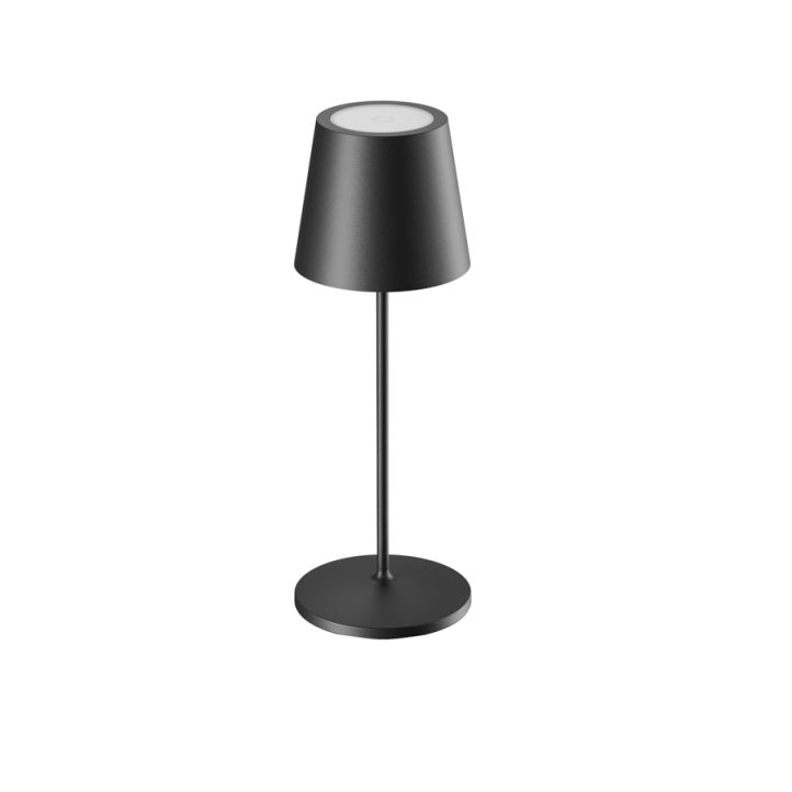 	LCD LED-Akku-Tischleuchte 35cm Schwarz 5140