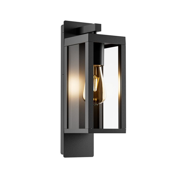 LCD Wandaußenleuchte 38x12cm Graphit 5185