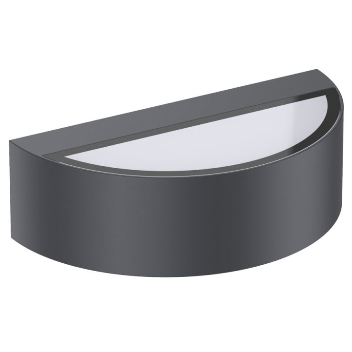 LCD LED-Wandaußenleuchte Up & Down 6x20cm Graphit 5190