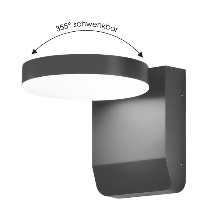 CMD LED-Wandaußenleuchte 9082 Anthrazit CCT Switch CMD LED-Wandaußenleuchte 9082 Anthrazit CCT Switch