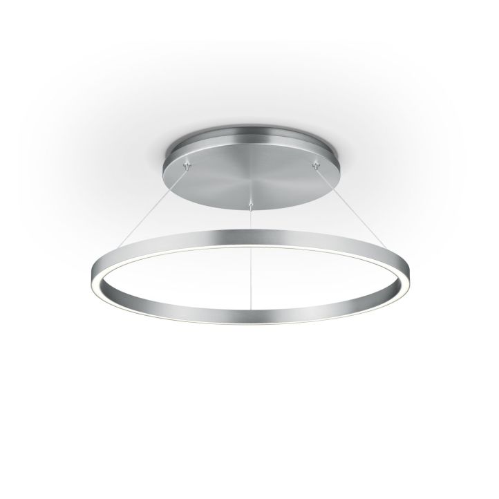 Knapstein LED-Deckenleuchte LISA-D 60cm Nickel 91.367.05