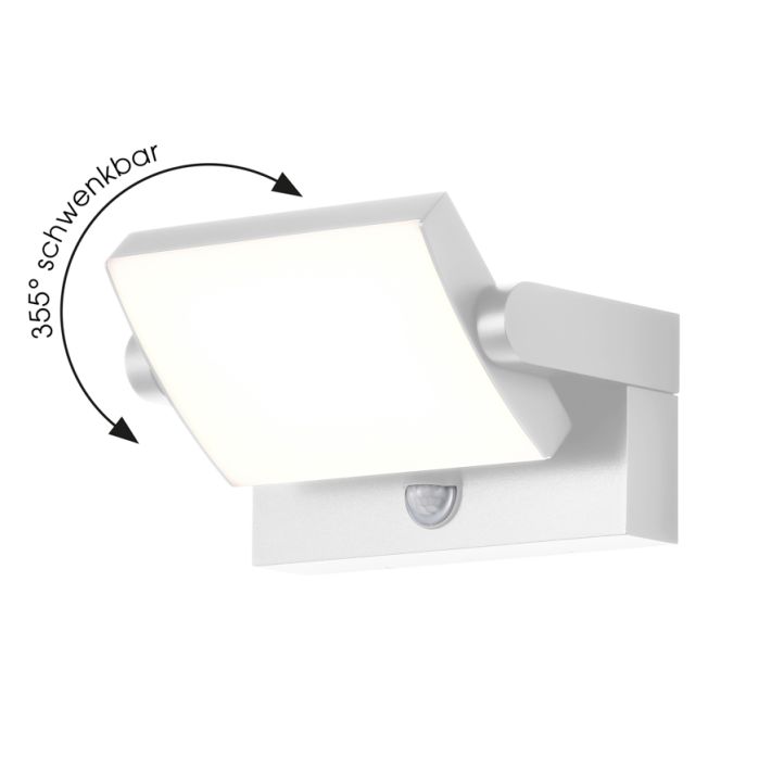 CMD LED-Wandaußenleuchte 9111 mit Infrarotsenso Weiß CCT Switch CMD LED-Wandaußenleuchte 9111 mit Infrarotsenso Weiß CCT Switch