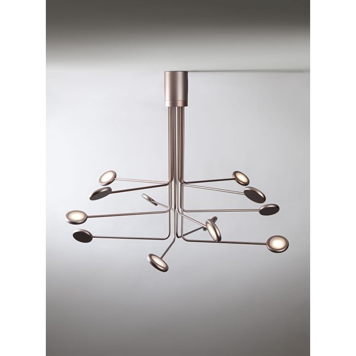 Icone-Minitallux LED-Deckenleuchte ARBOR weiß/goldsilber 2700/3000K ARBOR-12 Icone-Minitallux LED-Deckenleuchte ARBOR weiß/goldsilber 2700/3000K ARBOR-12
