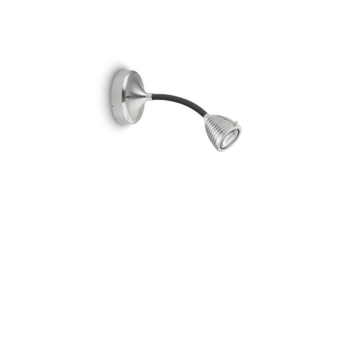 Less´n´more LED-Wand-/ Deckenleuchte ATHENE A-WDL1-C-KA-FA Kopf Aluminium 15 cm Flexschlauch Less´n´more LED-Wand-/ Deckenleuchte ATHENE A-WDL1-C-KA-FA Kopf Aluminium 15 cm Flexschlauch