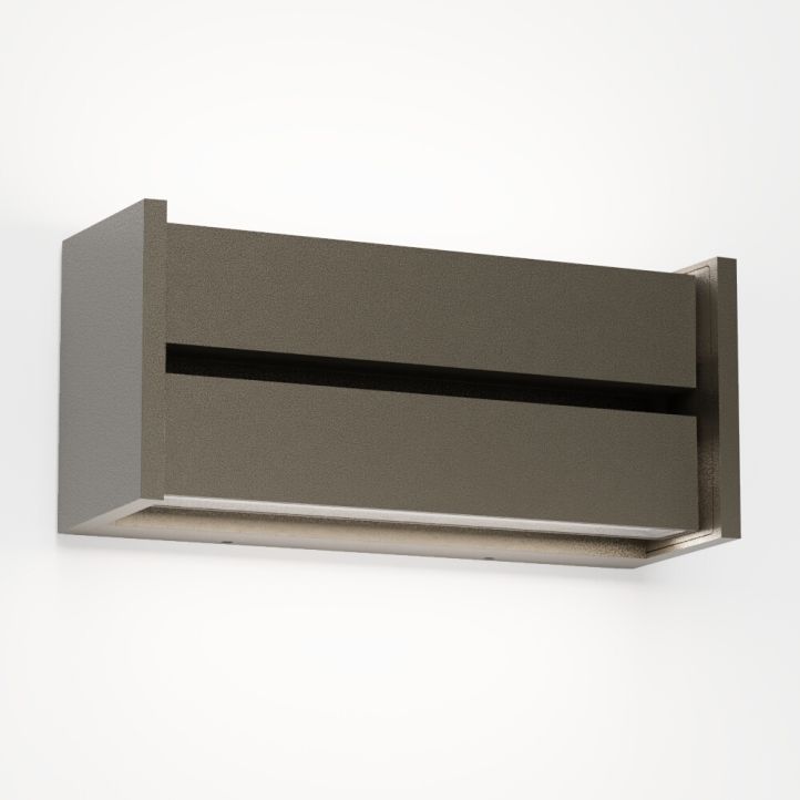IP44.de LED-Wand-/Deckenaußenleuchte SLAT 16W braun 91130-CB IP44.de LED-Wand-/Deckenaußenleuchte SLAT 16W braun 91130-CB