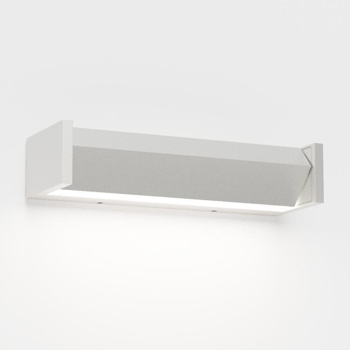 IP44.de LED-Wand-/Deckenaußenleuchte SLAT 8W weiß 91131-WH