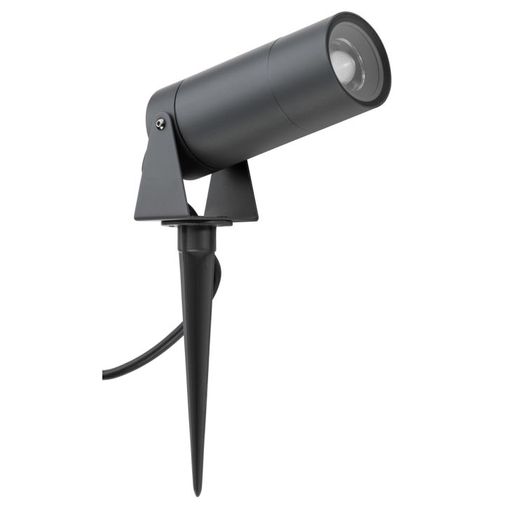 Erdspießstrahler LED mit einstellbarem Abstrahlwinkel Schwarz fokussierbar Erdspießstrahler LED mit einstellbarem Abstrahlwinkel Schwarz fokussierbar