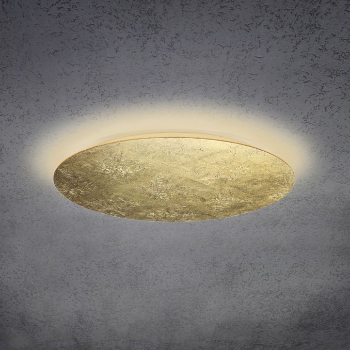 LED-Deckenleuchte BLADE 34cm Blattgold LED-Deckenleuchte BLADE 34cm Blattgold