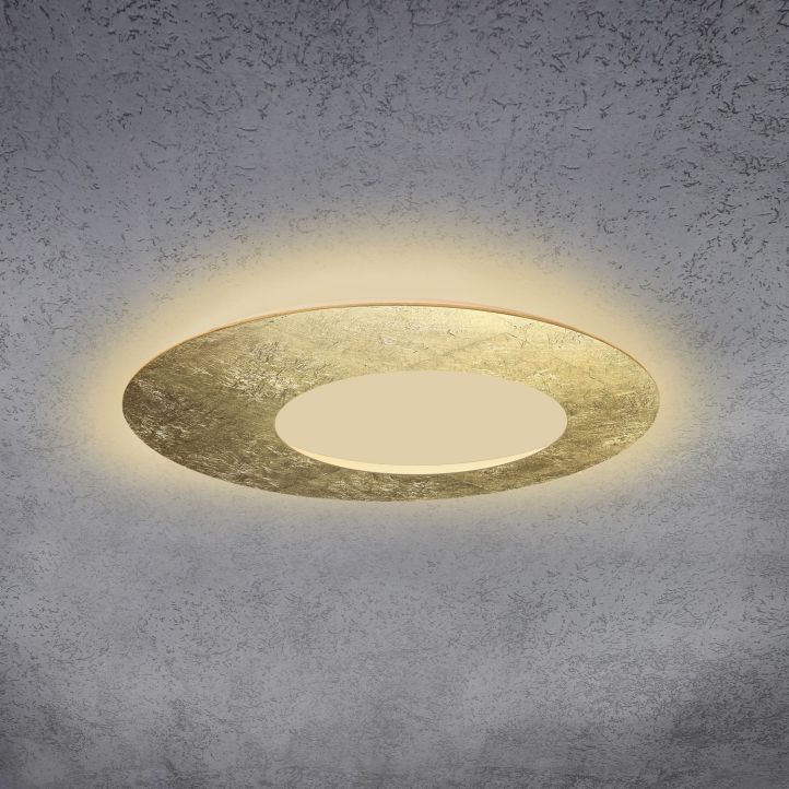 LED-Wand-/Deckenleuchte BLADE OPEN 59cm/79cm Blattgold LED-Wand-/Deckenleuchte BLADE OPEN 59cm/79cm Blattgold