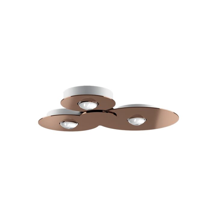 Lodes LED-Deckenleuchte BUGIA Bronze 16131 46