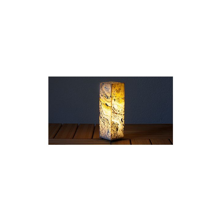 Epstein Design Stehleuchte Schiefer Säule E27 15259