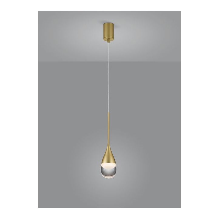 Helestra LED-Pendelleuchte DEEP gold 16/2110.09