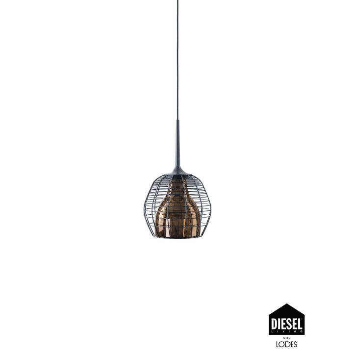 Diesel Pendelleuchte CAGE schwarz/Bronze 27cm 501004 Diesel Pendelleuchte CAGE schwarz/Bronze 27cm 501004