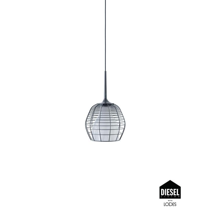 Diesel Pendelleuchte CAGE schwarz/weiß 27cm 501003 Diesel Pendelleuchte CAGE schwarz/weiß 27cm 501003