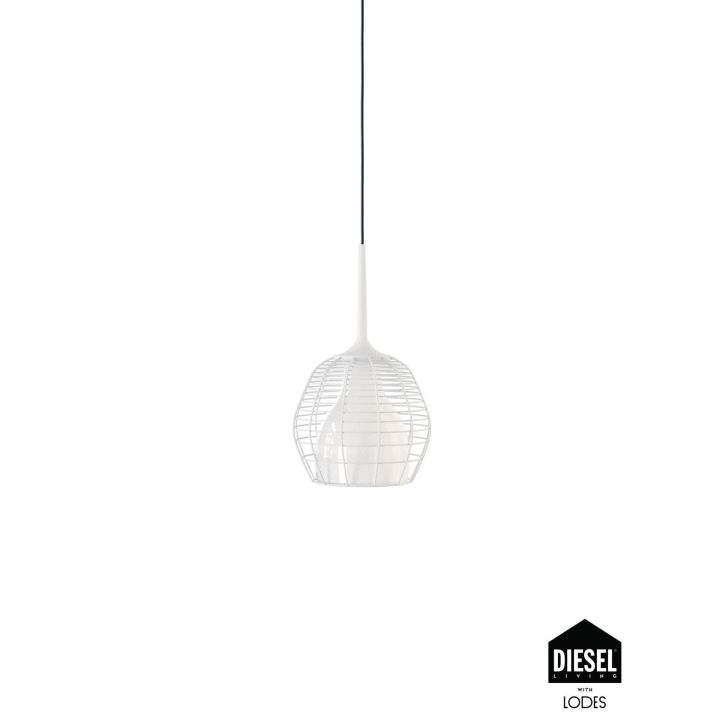 Diesel Pendelleuchte CAGE weiß 27cm 501001 Diesel Pendelleuchte CAGE weiß 27cm 501001