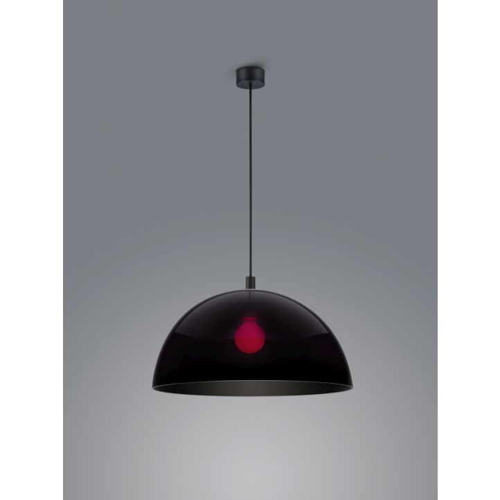 Helestra Pendelleuchte DORO Schwarz matt Schwarz 50 cm 16/2340.22/5098