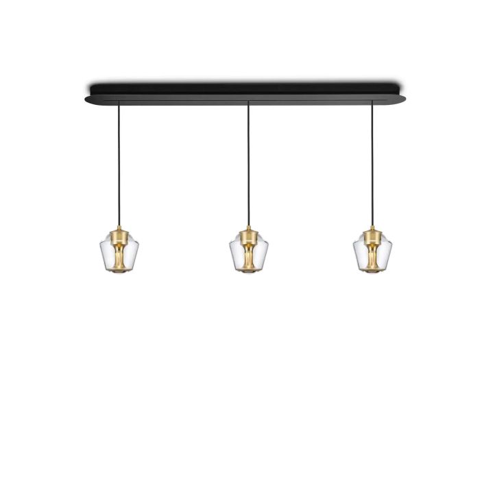 Ethics 3er Pendelleuchte 119cm Glas Klar Ethics 3er Pendelleuchte 119cm Glas Klar
