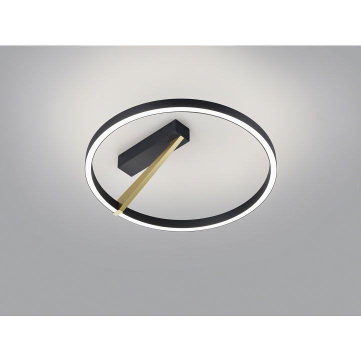 LED-Deckenleuchte ELARA Schwarz / Gold LED-Deckenleuchte ELARA Schwarz / Gold