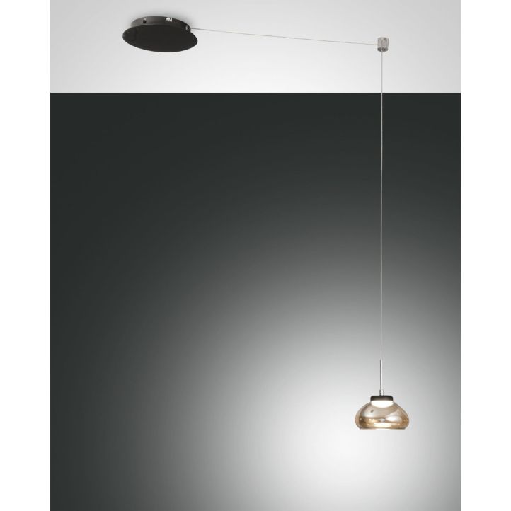 Fabas Luce LED-Pendelleuchte ARABELLA amber 3547-41-125 Fabas Luce LED-Pendelleuchte ARABELLA amber 3547-41-125