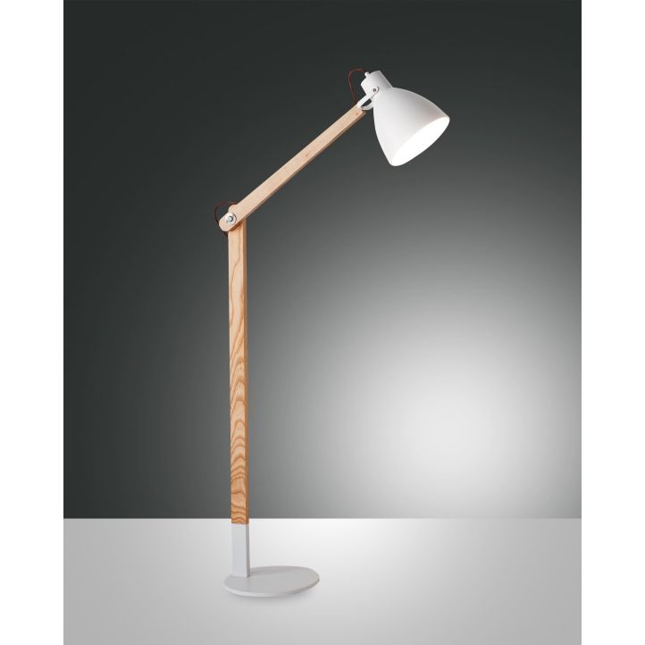 Fabas Luce Leseleuchte SVEVA weiß/Esche 3644-11-102 Fabas Luce Leseleuchte SVEVA weiß/Esche 3644-11-102