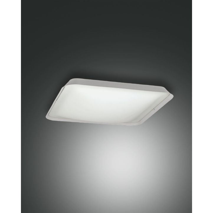 Fabas Luce LED-Deckenleuchte HUGO 25x25cm weiß 3645-61-102