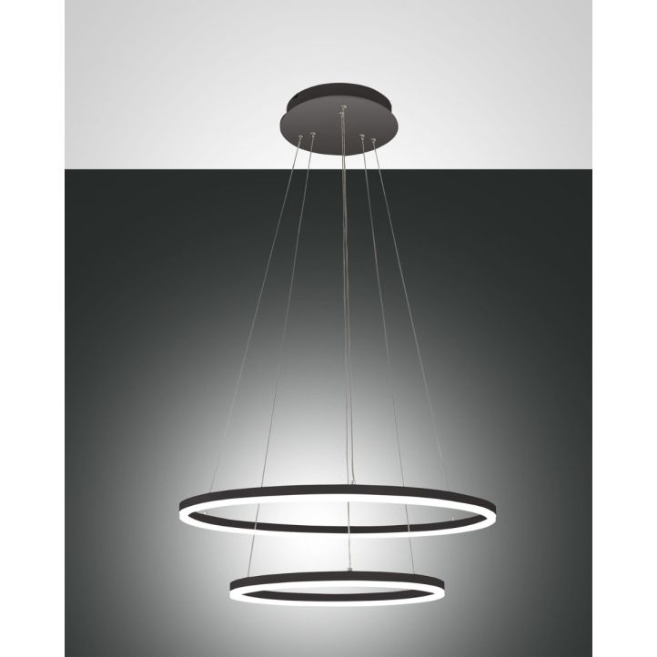 Fabas Luce 2er-LED-Pendelleuchte GIOTTO 60cm schwarz 3508-45-101 Fabas Luce 2er-LED-Pendelleuchte GIOTTO 60cm schwarz 3508-45-101