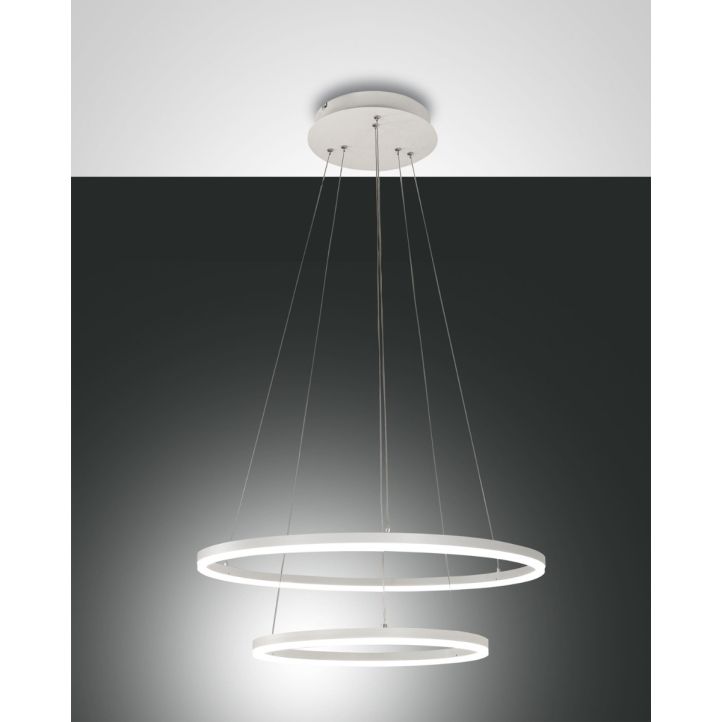 Fabas Luce 2er-LED-Pendelleuchte GIOTTO 60cm weiß 3508-45-102 Fabas Luce 2er-LED-Pendelleuchte GIOTTO 60cm weiß 3508-45-102