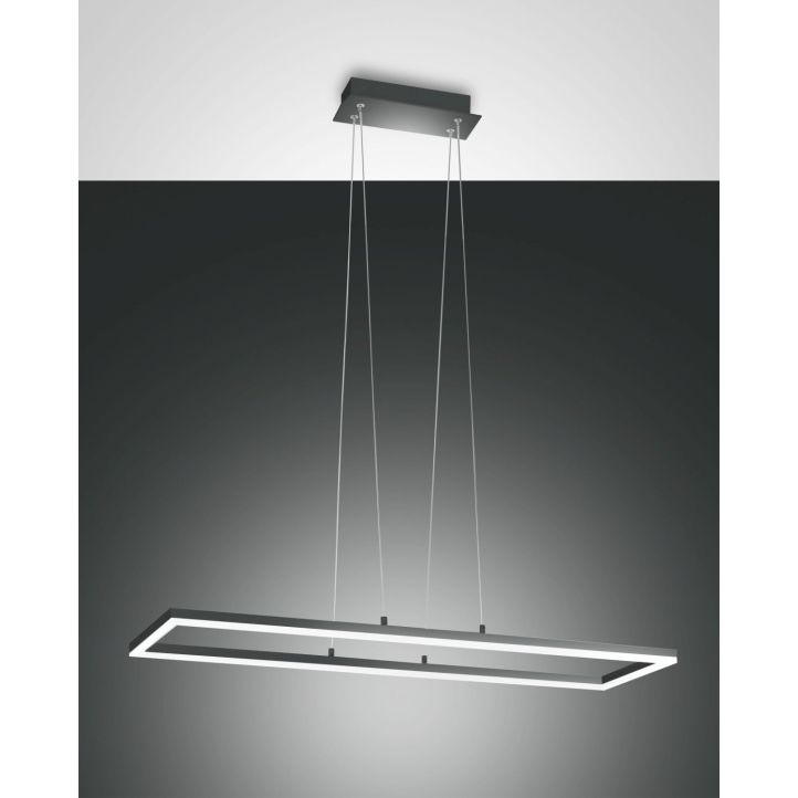 Fabas Luce LED-Pendelleuchte BARD Anthrazit 92x32 cm 3394-43-282 Fabas Luce LED-Pendelleuchte BARD Anthrazit 92x32 cm 3394-43-282