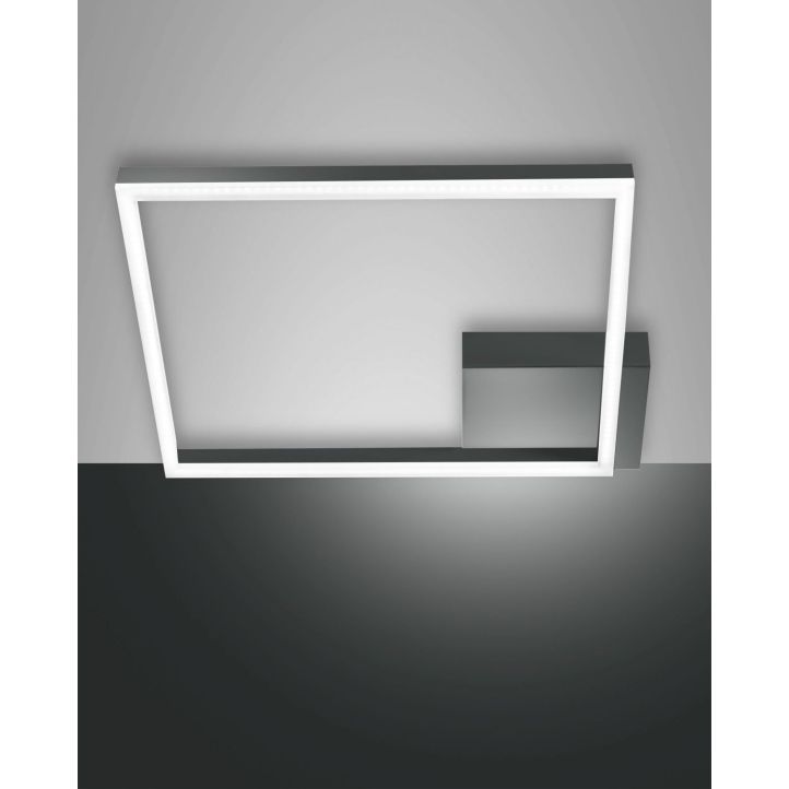 Fabas Luce LED-Deckenleuchte BARD Anthrazit 45x45 cm 3394-62-282 Fabas Luce LED-Deckenleuchte BARD Anthrazit 45x45 cm 3394-62-282