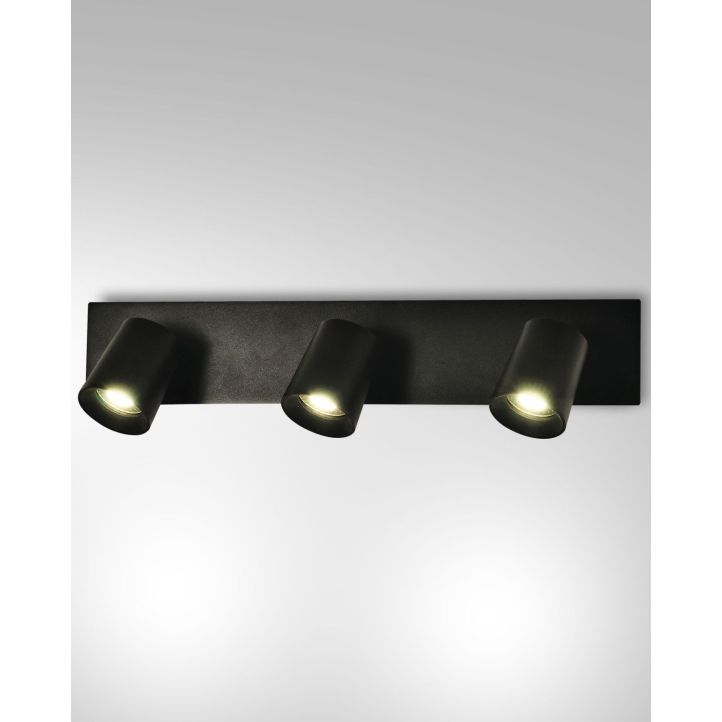 Fabas Luce 3er-Deckenspot MODO Schwarz 48 cm 3451-83-101 Fabas Luce 3er-Deckenspot MODO Schwarz 48 cm 3451-83-101
