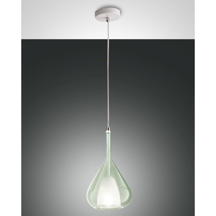 Fabas Luce Pendelleuchte LILA Transparent Grün 3481-40-140 Fabas Luce Pendelleuchte LILA Transparent Grün 3481-40-140