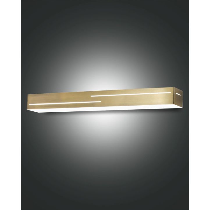 Fabas Luce LED-Wandleuchte BANNY Messing satiniert 50,5 cm 3618-26-119 Fabas Luce LED-Wandleuchte BANNY Messing satiniert 50,5 cm 3618-26-119
