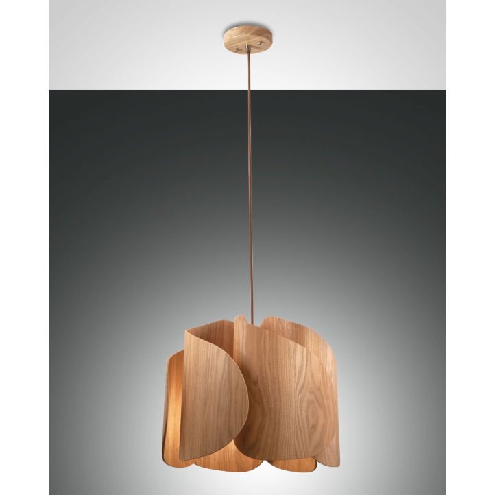 Fabas Luce Pendelleuchte PEVERO Eschenholz 3672-40-132 Fabas Luce Pendelleuchte PEVERO Eschenholz 3672-40-132