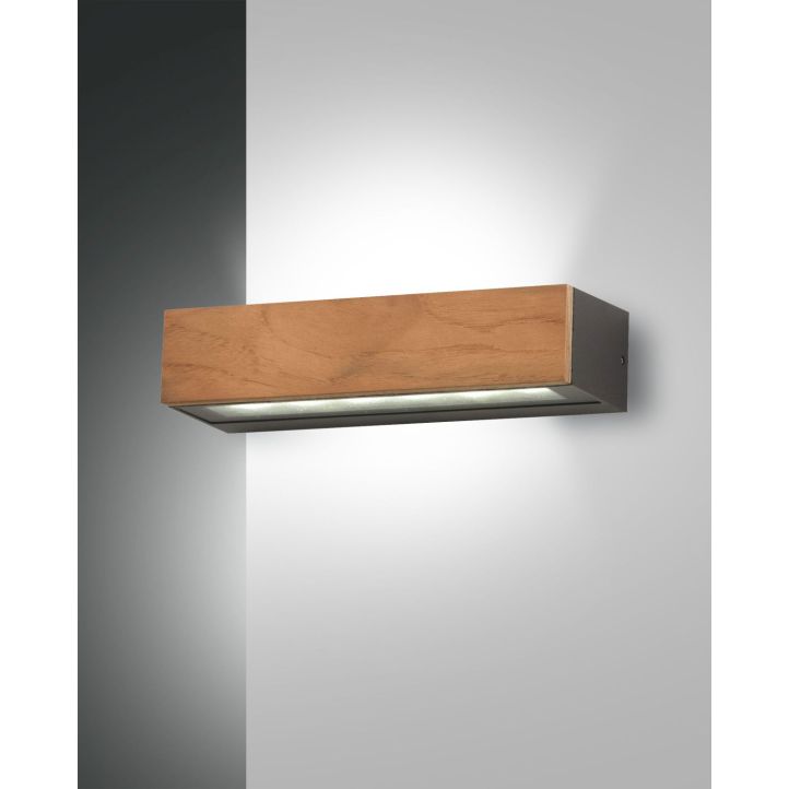 Fabas Luce LED-Wandleuchte HAZEL Teakholz 22,2 cm 3680-22-165 Fabas Luce LED-Wandleuchte HAZEL Teakholz 22,2 cm 3680-22-165