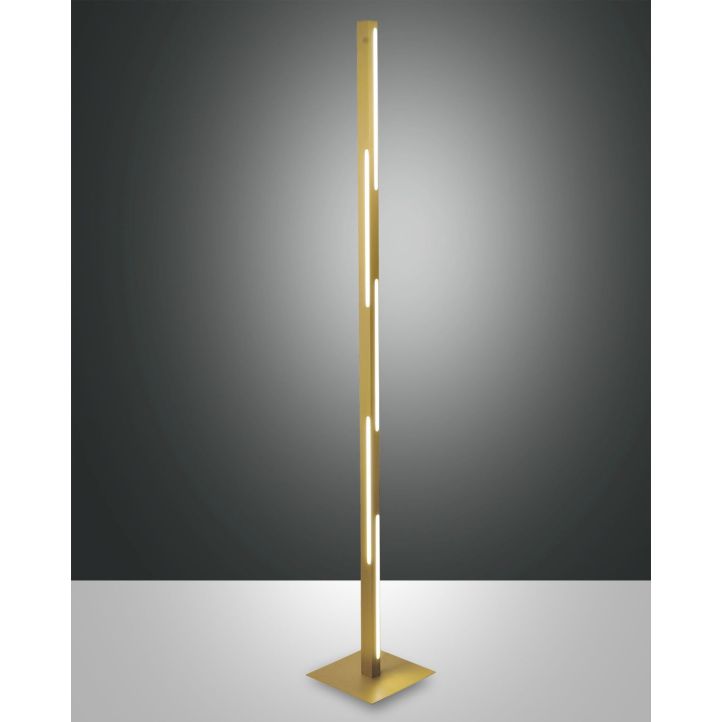 Fabas Luce LED-Stehleuchte LING Messing satiniert 3712-10-119 Fabas Luce LED-Stehleuchte LING Messing satiniert 3712-10-119