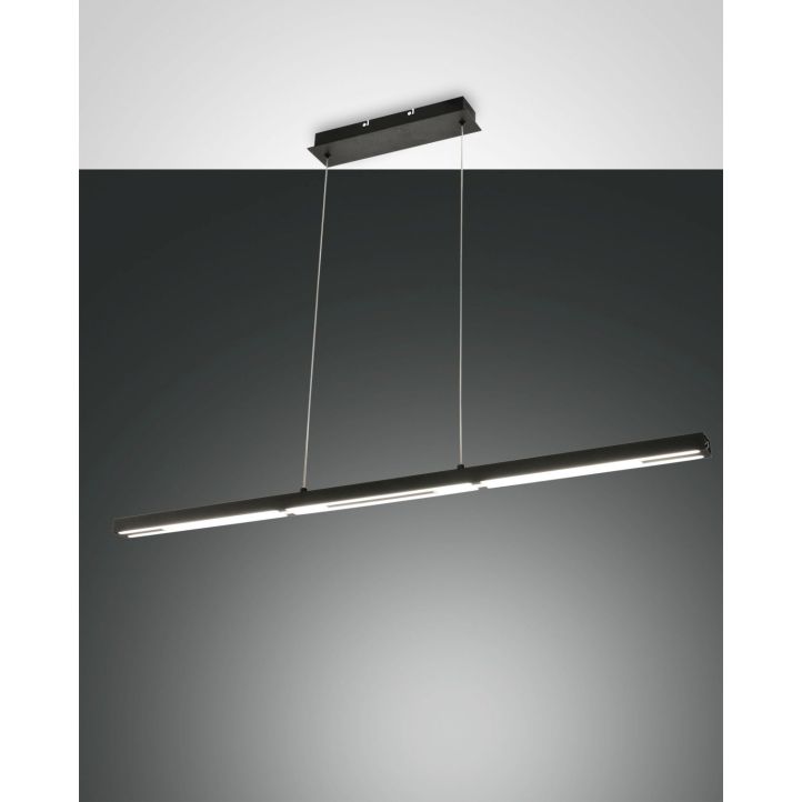 Fabas Luce LED-Pendelleuchte LING Schwarz 3712-45-101 Fabas Luce LED-Pendelleuchte LING Schwarz 3712-45-101