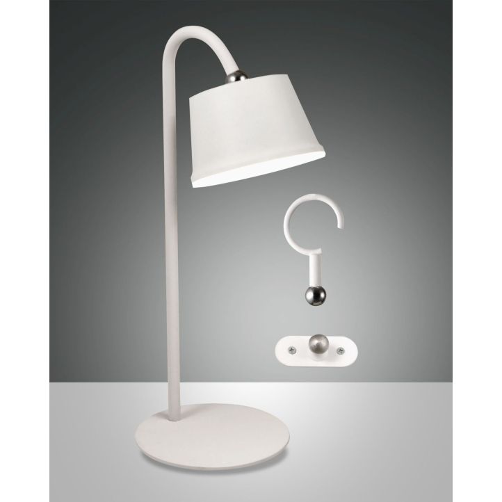 Fabas Luce LED-Akku-Tischleuchte ARMANDA weiß (Set) 3742-71-102 Fabas Luce LED-Akku-Tischleuchte ARMANDA weiß (Set) 3742-71-102