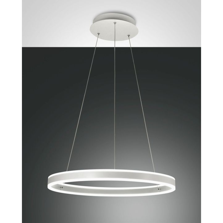 Fabas Luce LED-Pendelleuchte PALAU Weiß 60 cm 3743-40-102 Fabas Luce LED-Pendelleuchte PALAU Weiß 60 cm 3743-40-102