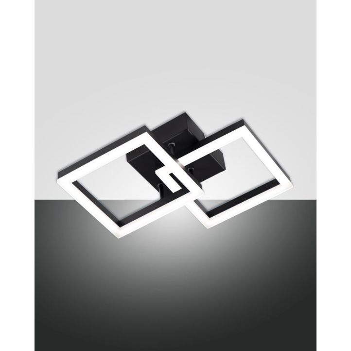 LED-Deckenleuchte Bard Schwarz