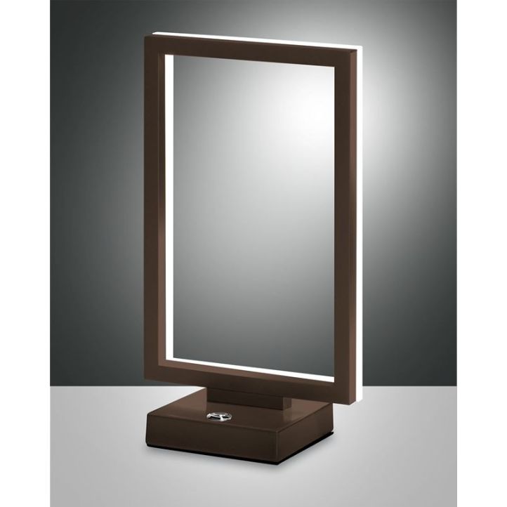 LED-Tischleuchte Bard Rostbraun satiniert LED-Tischleuchte Bard Rostbraun satiniert
