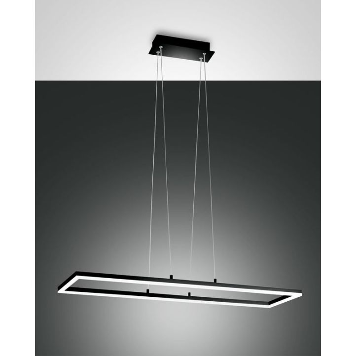 LED-Pendelleuchte Bard Schwarz satiniert LED-Pendelleuchte Bard Schwarz satiniert