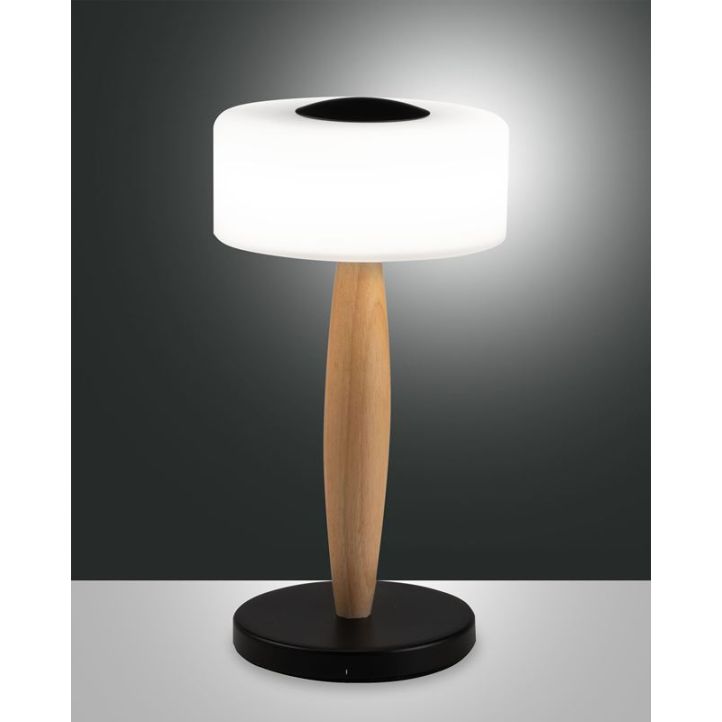 LED-Tischleuchte Elea Schwarz/Holz Eichenholz LED-Tischleuchte Elea Schwarz/Holz Eichenholz