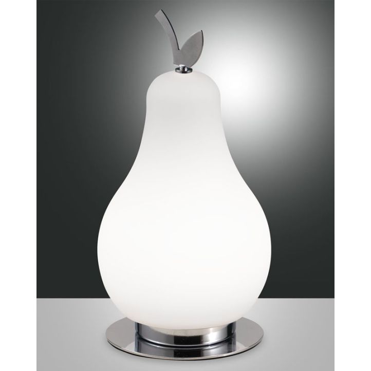 LED-Tischleuchte Wilma Chrom weiß LED-Tischleuchte Wilma Chrom weiß