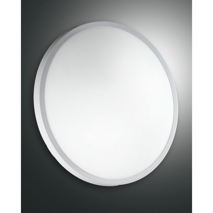 Fabas Luce LED-Deckenleuchte PLAZA 40cm weiß 3566-65-102 Fabas Luce LED-Deckenleuchte PLAZA 40cm weiß 3566-65-102