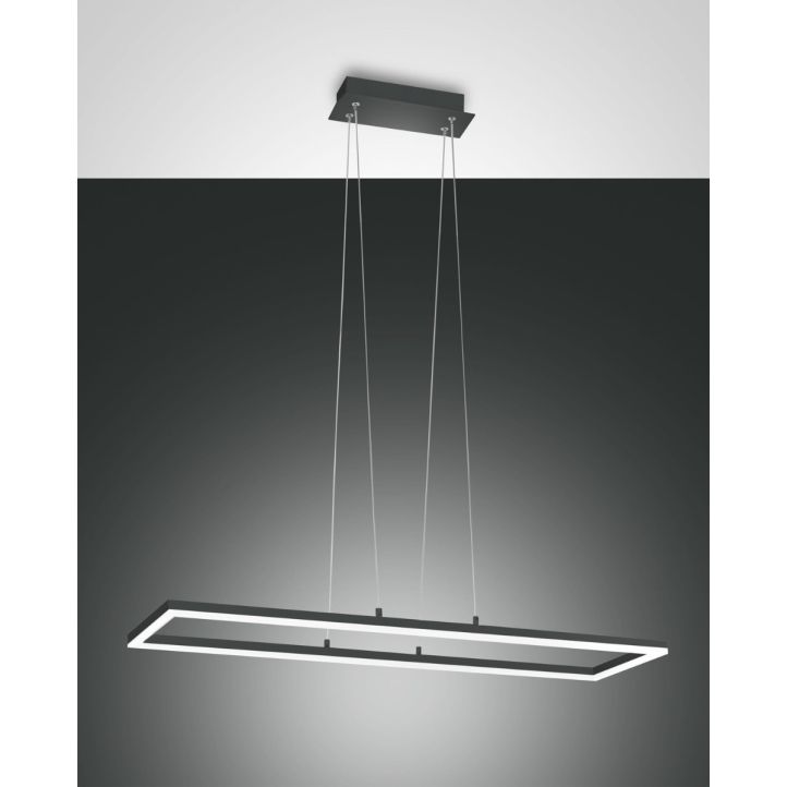 Fabas Luce LED-Pendelleuchte BARD 92x32cm anthrazit 3394-45-282 Fabas Luce LED-Pendelleuchte BARD 92x32cm anthrazit 3394-45-282